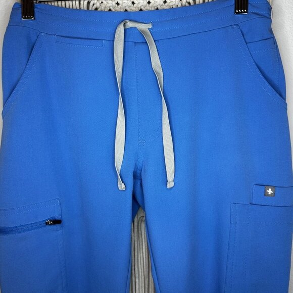 FIGS Technical Collection Yola Skinny Ceil Blue Scrub Pants (Size XXS) - Picture 5 of 9